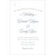 Ornate Cross Die-cut Invitations Image 2 of 2